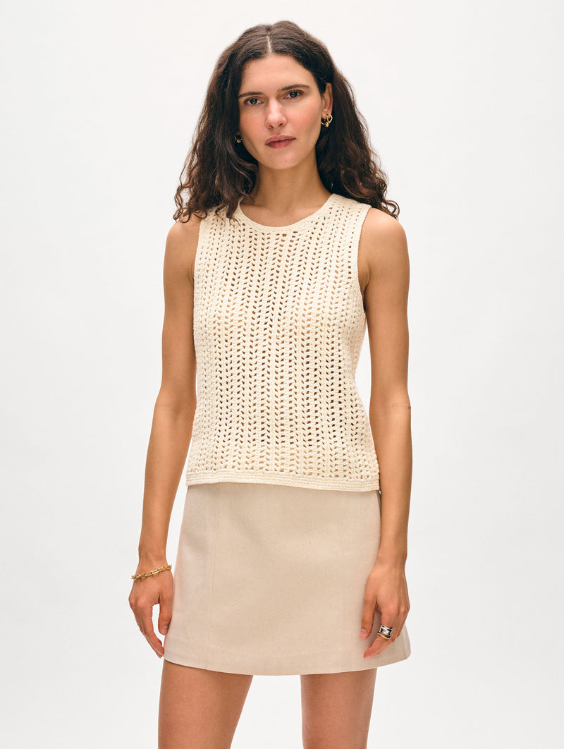 Hand Crochet Lofty Cotton Tank