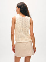Hand Crochet Lofty Cotton Tank