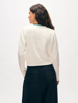 Lofty Cotton Crochet Trim Cardigan