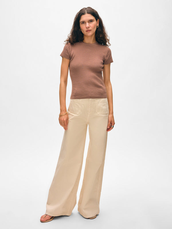 Paperfine Pointelle T-shirt