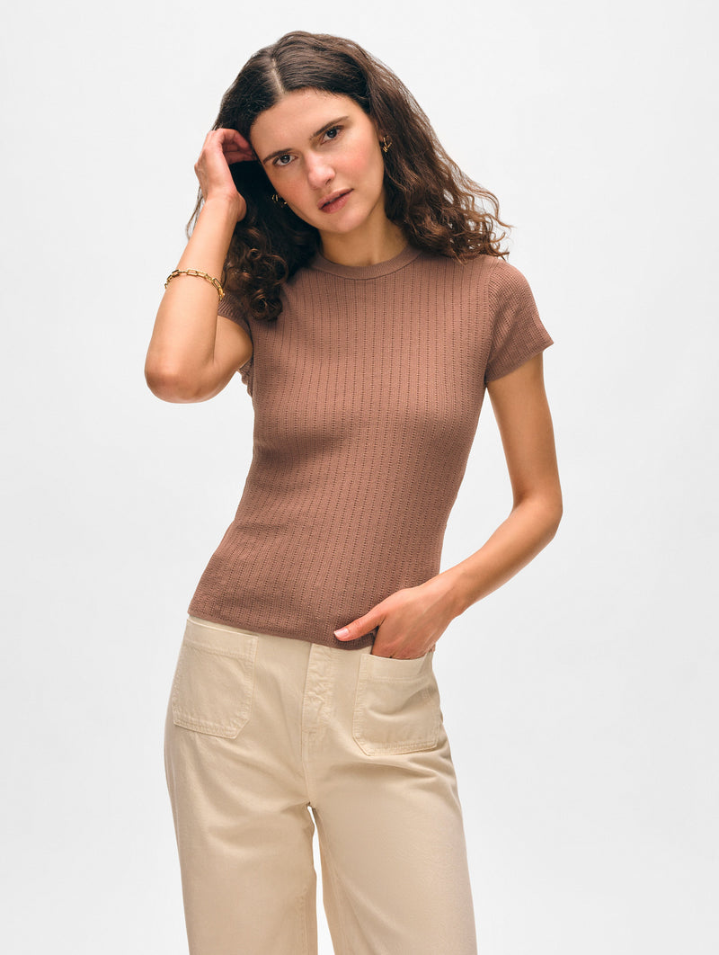 Paperfine Pointelle T-shirt