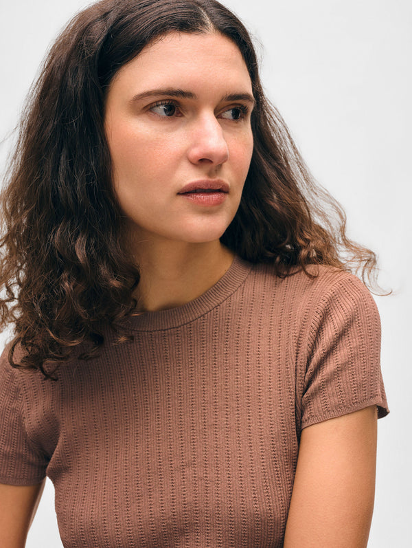 Paperfine Pointelle T-shirt