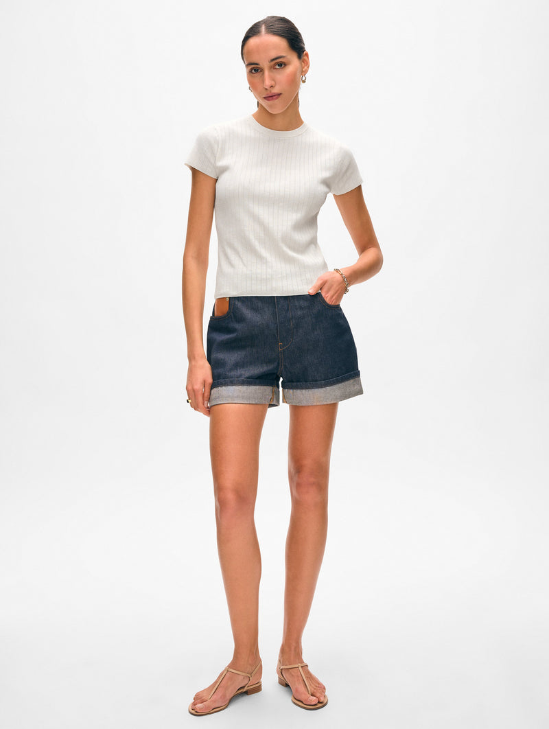 Paperfine Pointelle T-shirt