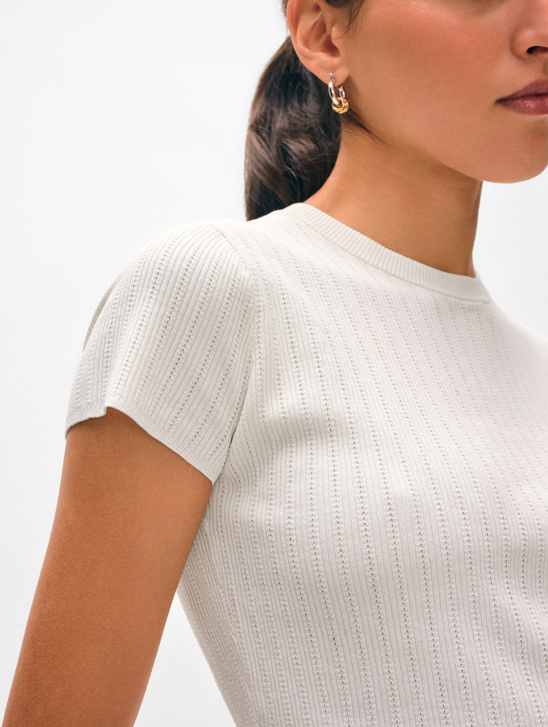 Paperfine Pointelle T-shirt