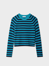 Cashmere Striped Sweatshirt