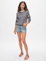 Cashmere Striped Sweatshirt