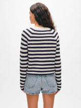 Cashmere Striped Sweatshirt