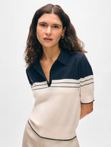 Cashmere Polo Top