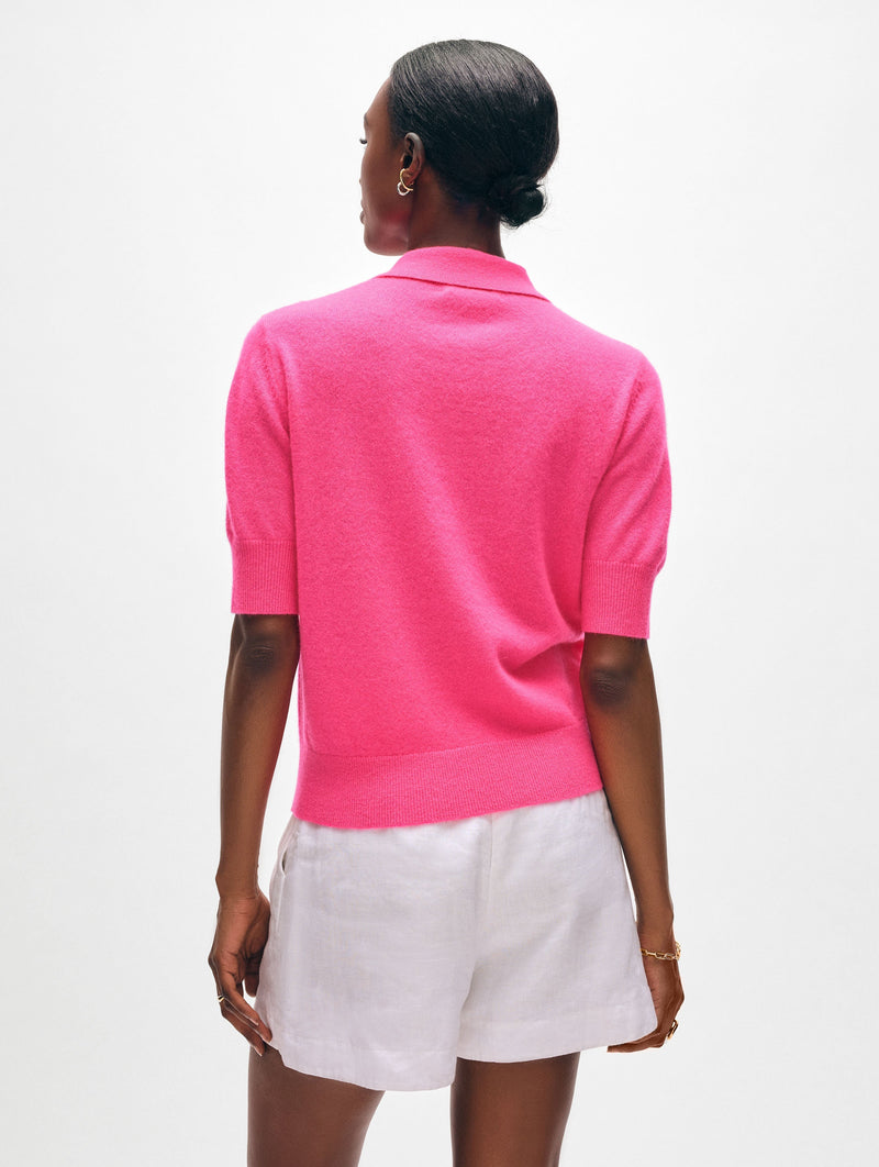 Cashmere Polo Top