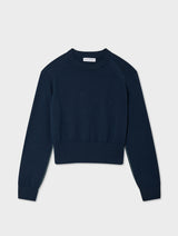 Soft Cotton Rib Trim Sweatshirt