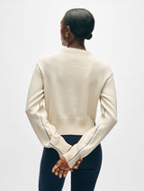 Soft Cotton Rib Trim Sweatshirt