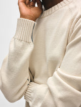 Soft Cotton Rib Trim Sweatshirt